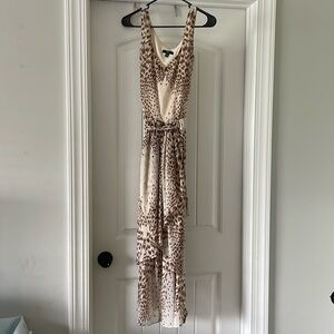 Animal print maxi